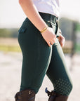 Willow Equestrian Training Breech Hunter Green