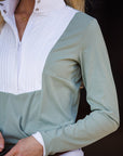 Willow Equestrian Breeze Show Shirt Sage