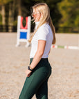 Willow Equestrian Training Breech Hunter Green