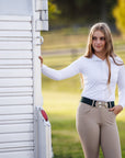 Willow Equestrian Breeze Classic Show Shirt White