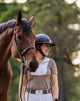 Willow Equestrian Breeze Short Sleeve Show Shirt Mocha