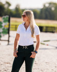 Willow Equestrian Breeze Short Sleeve Show Shirt White