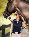 Willow Equestrian Breeze Sleeveless Convertible Sun Shirt Navy