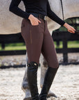 Training Breech Chocolate Sparkle Logo