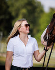 Willow Equestrian Breeze Short Sleeve Show Shirt White