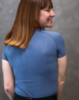 Willow Equestrian Seamless Short Sleeve Tee Shirt Denim