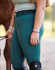Willow Equestrian Luxe Breech Hunter Green