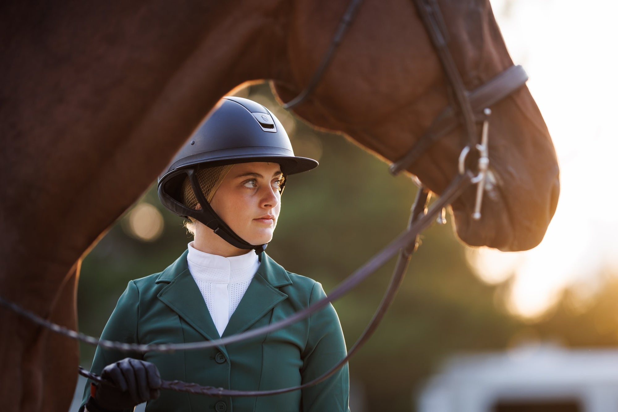Willow Equestrian Luxe Show Jacket Hunter Green