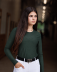 Breeze Long Sleeve Tee Hunter Green