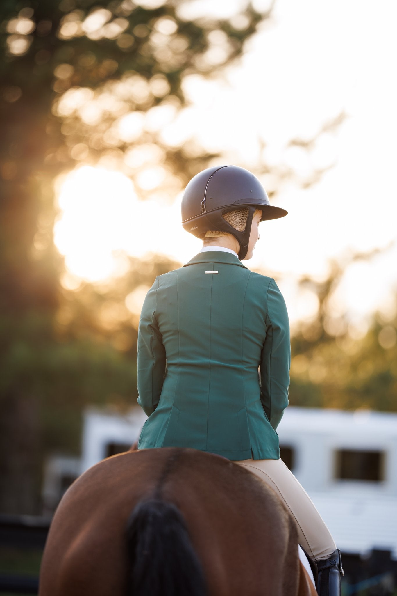 Willow Equestrian Luxe Show Jacket Hunter Green