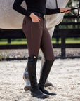 Training Breech Chocolate Sparkle Logo