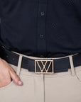 Logo Leather Belt 3 in 1