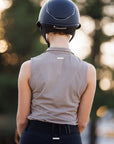 Willow Equestrian Breeze Sleeveless Convertible Sun Shirt Mocha