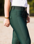 Willow Equestrian Training Breech Hunter Green