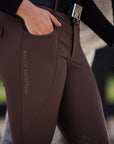 Training Breech Chocolate Sparkle Logo