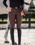 Training Breech Chocolate Sparkle Logo