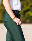 Willow Equestrian Training Breech Hunter Green