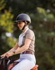 Willow Equestrian Breeze Short Sleeve Show Shirt Mocha
