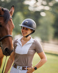 Willow Equestrian Breeze Short Sleeve Show Shirt Mocha