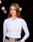 Willow Equestrian Breeze Classic Show Shirt White