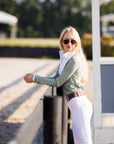 Willow Equestrian Breeze Show Shirt Sage