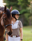 Willow Equestrian Breeze Short Sleeve Show Shirt Mocha