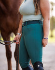 Willow Equestrian Luxe Breech Hunter Green
