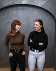 Willow Equestrian Ribbed Mock Neck Shirt