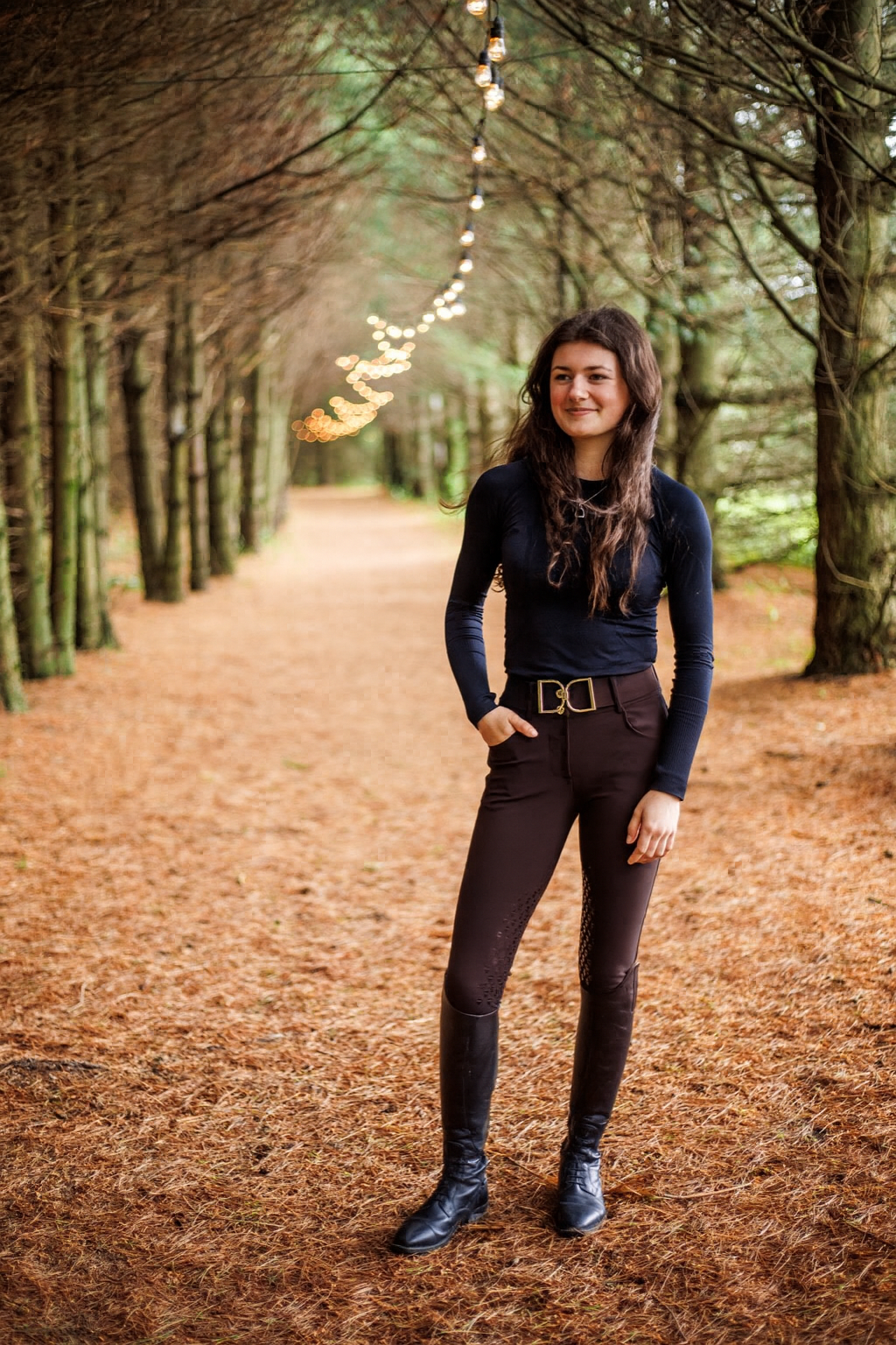 Willow Equestrian Luxe Breech Chocolate