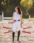 Willow Equestrian Breeze Sleeveless Convertible Sun Shirt White
