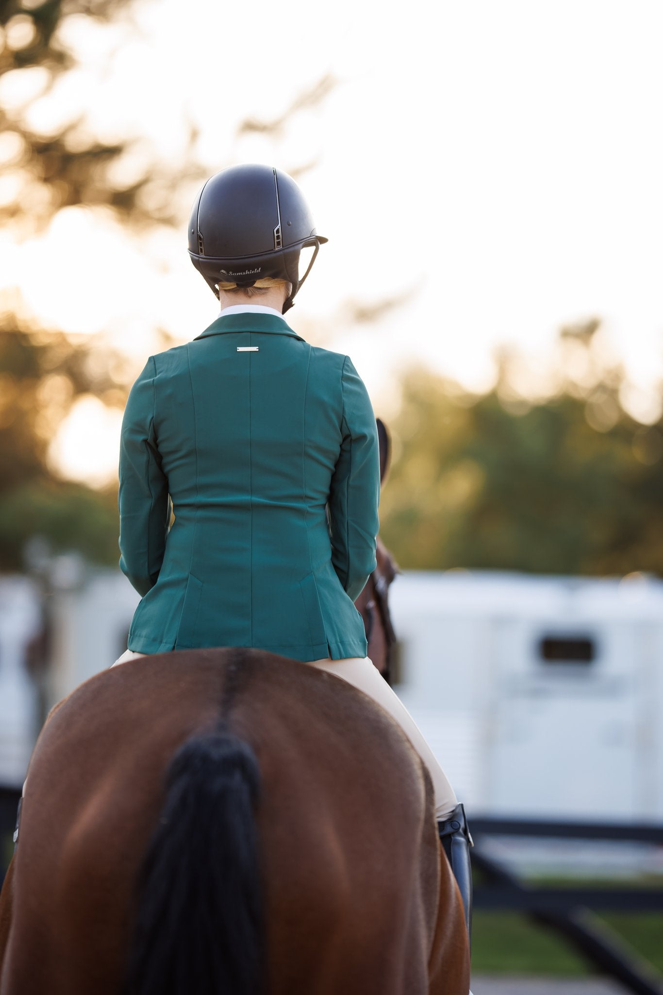 Willow Equestrian Luxe Show Jacket Hunter Green