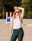Willow Equestrian Training Breech Hunter Green