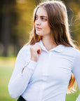 Willow Equestrian Breeze Classic Show Shirt White