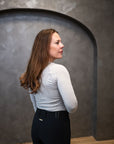 Willow Equestrian Seamless Long Sleeve Shirt Light Grey