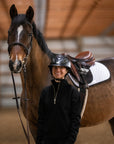 Willow Equestrian Quarter Zip Sweatshirt 2024 Black