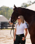 Willow Equestrian Breeze Short Sleeve Show Shirt White