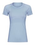 Willow Equestrian Seamless Short Sleeve Tee Shirt Baby Blue