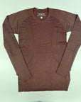 Willow Equestrian Seamless Long Sleeve Shirt Chocolate