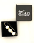 Willow Equestrian Pearl Stock Pin