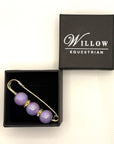 Willow Equestrian Pearl Stock Pin