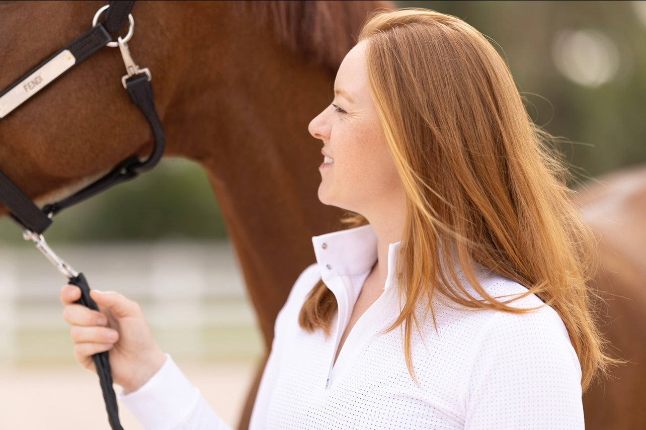 Willow Equestrian Breeze Convertible Sun Shirt White