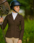 Willow Equestrian Luxe Show Jacket Chocolate