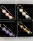 Willow Equestrian Pearl Stock Pin