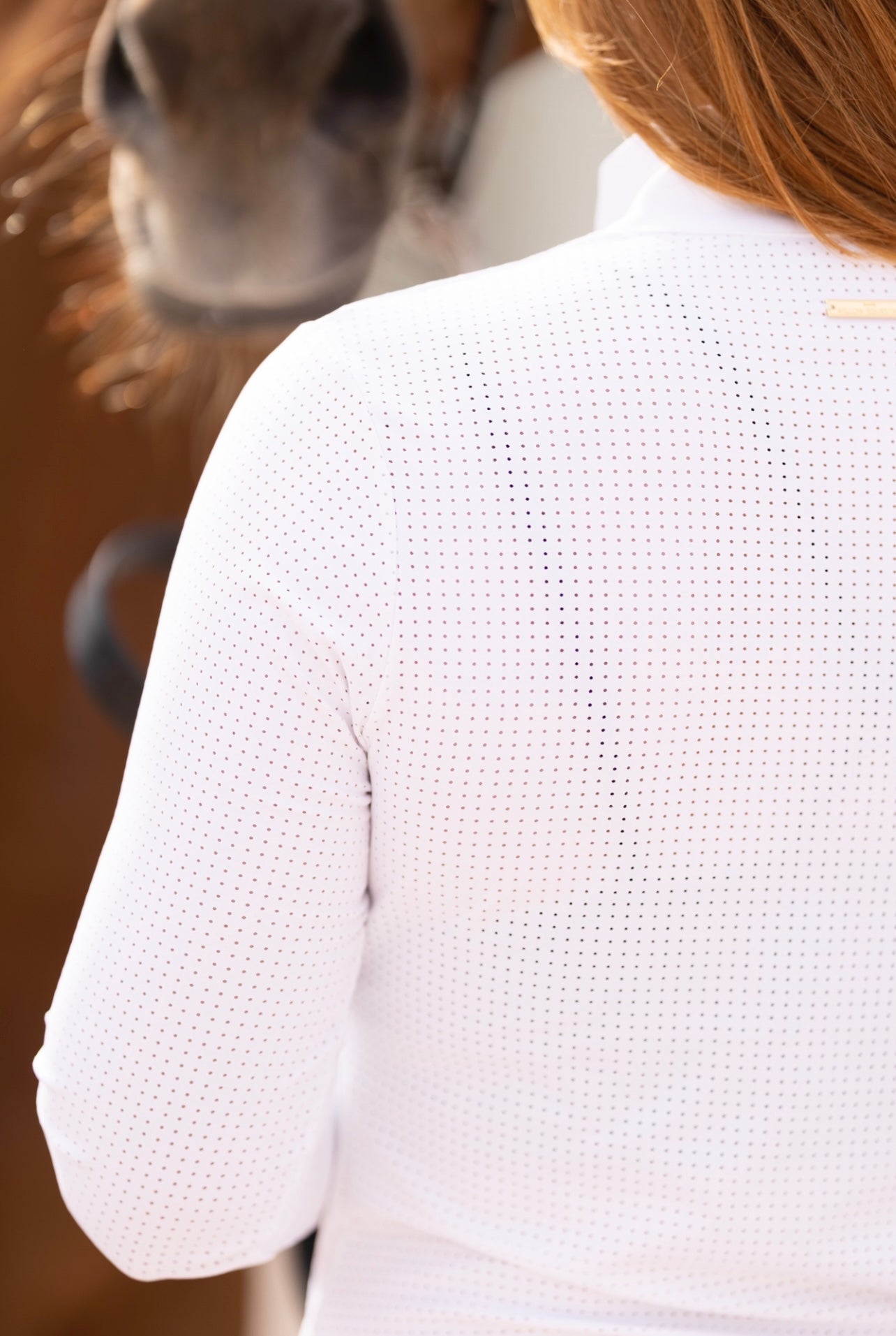 Willow Equestrian Breeze Convertible Sun Shirt White