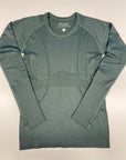 Willow Equestrian Seamless Long Sleeve Shirt Hunter Green