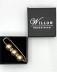 Willow Equestrian Pearl Stock Pin