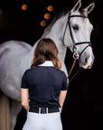 Willow Equestrian Luxe Short Sleeve Show Shirt Black