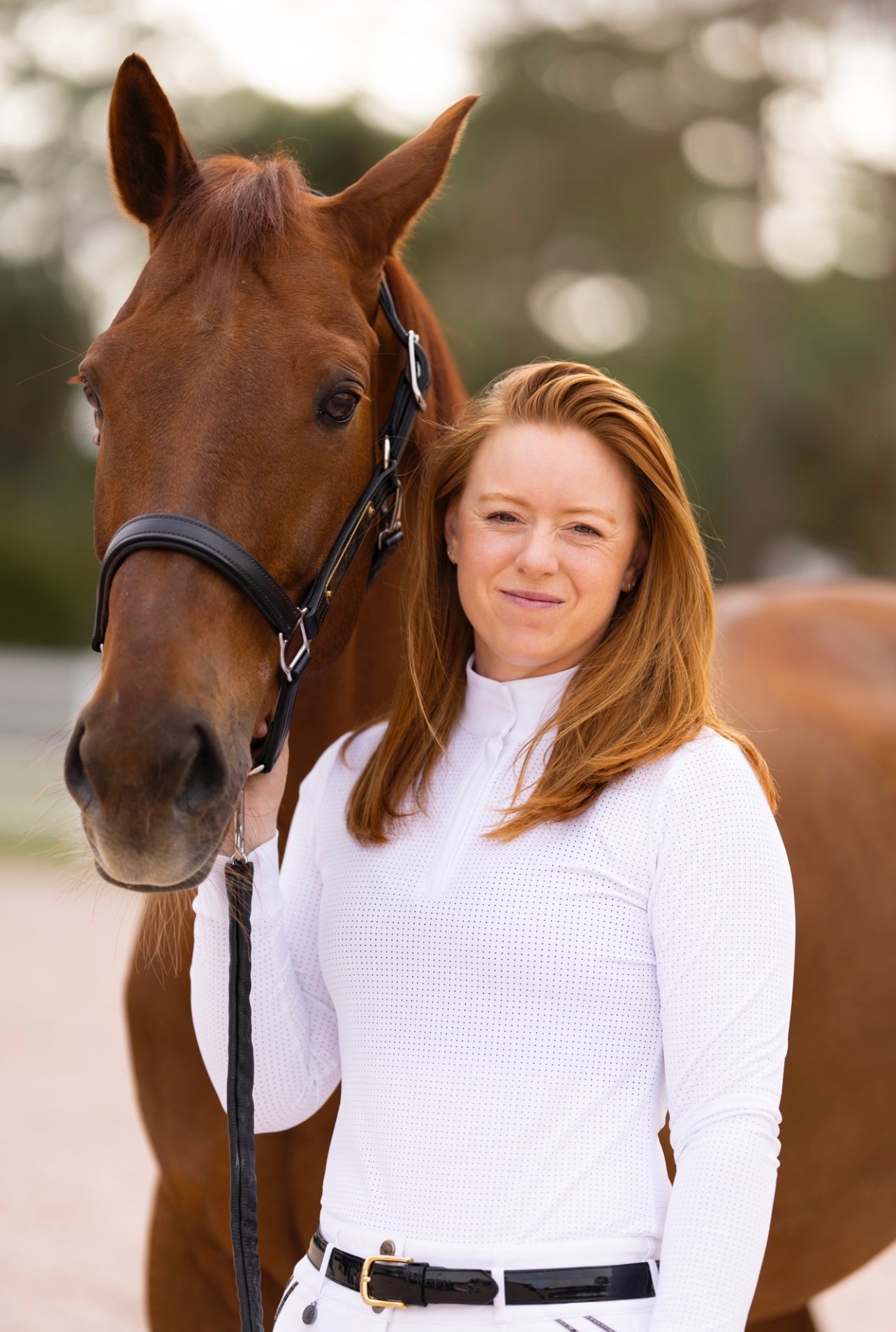 Willow Equestrian Breeze Convertible Sun Shirt White