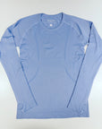Willow Equestrian Seamless Long Sleeve Shirt Cornflower