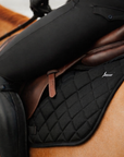 Basics Equestrian Saddle Pad Black